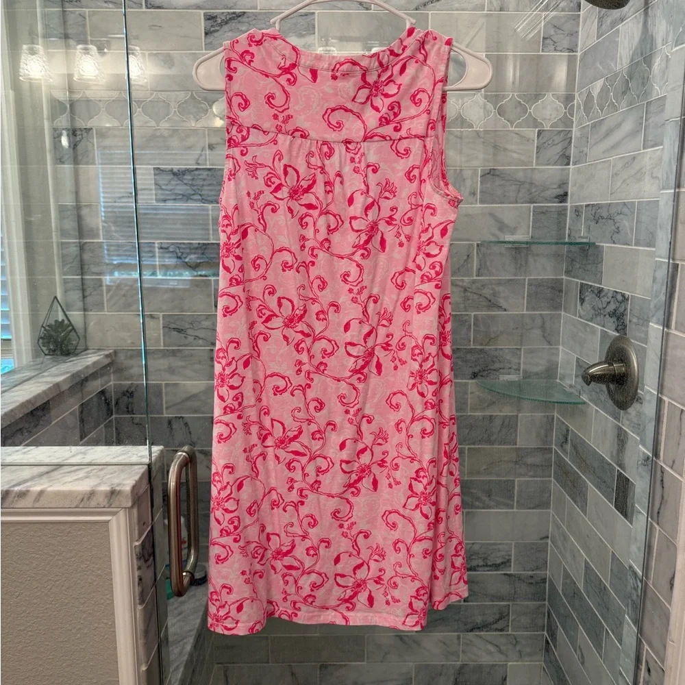 Lilly Pulitzer Pink and White Floral Top - Picture 3 of 3